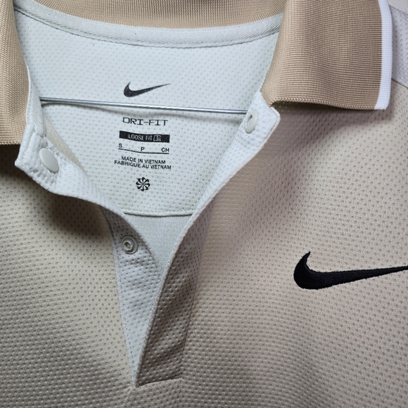 Men Nike Golf Club‎ Polo shirt Beige Brown size S FQ1150-126 new - Picture 5 of 6